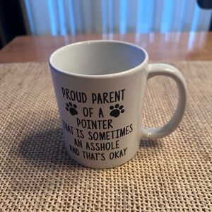 Pointer Breed Double-Sided Mug Coffee.